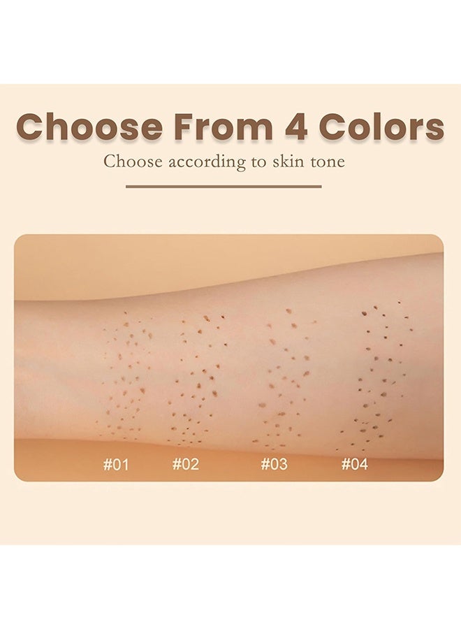 PAGE VINE Freckle Pen, Fake Freckles Pen for Natural Sunkissed Makeup, Faux Face Freckle Pens Waterproof and Long Lasting, Soft Sopt Freckle Pen (#02-Medium) - Image 4