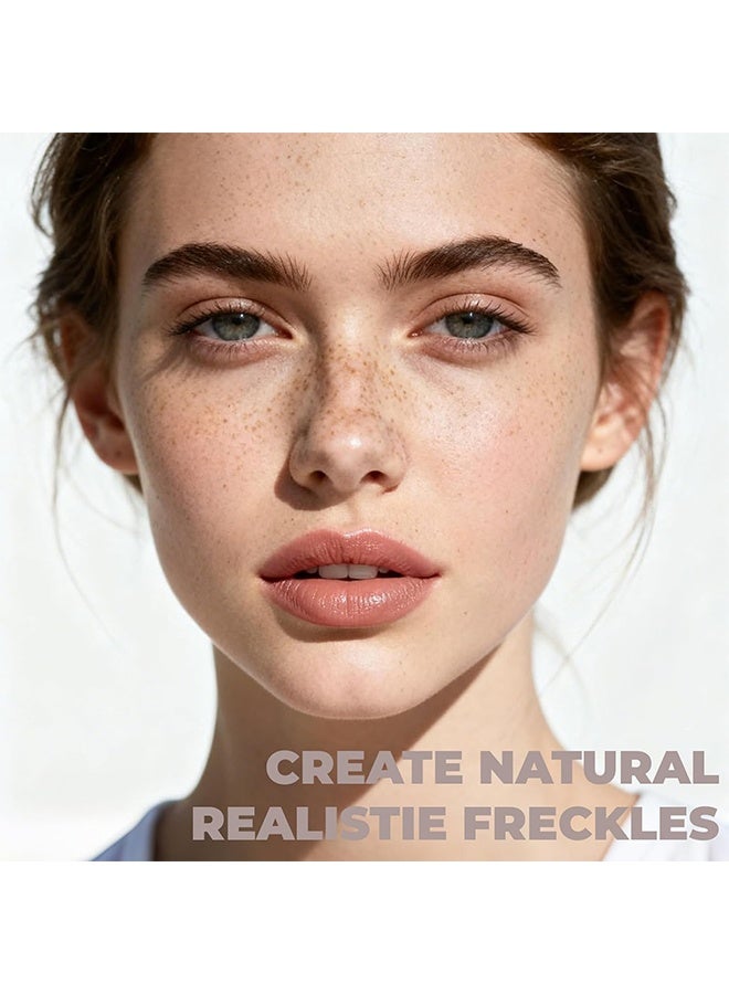 PAGE VINE Freckle Pen, Fake Freckles Pen for Natural Sunkissed Makeup, Faux Face Freckle Pens Waterproof and Long Lasting, Soft Sopt Freckle Pen (#02-Medium) - Image 2