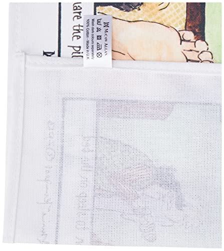 Samuel Lamont The Dog Rules Cotton Tea Towel made in United Kingdom - Image 3