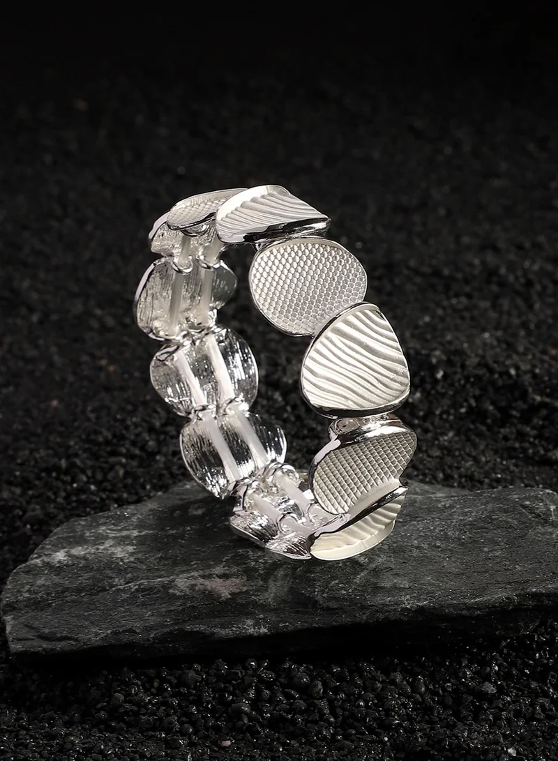 SOHI Metallic Abstract Artificial Bracelet Jewellery