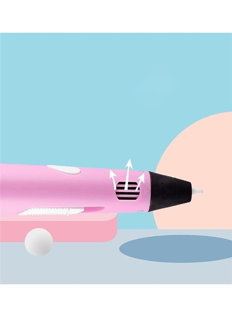 ChicAbode 3D Printing Graffiti Pen, 3D Printing Pen with Display, Adjustable Temperature and Speed, Compatible with PLA and ABS Filament, for Graffiti, Drawing, Model Making, Army Green - Image 4