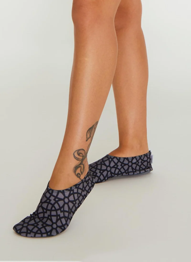 COEGA SUNWEAR COEGA Ladies Adults Pool Shoes - Nero Silver Arabesque