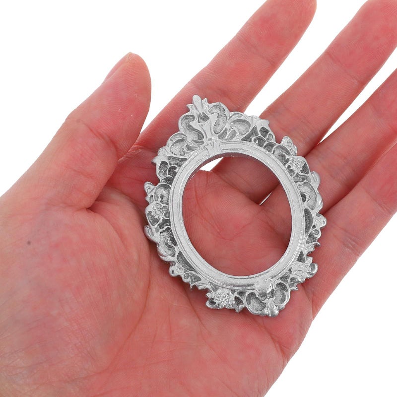 Mini Vintage Picture Frame Set Of 4 Resin Photo Props 7X5CM For Home Decor Wedding Crafts - Image 4