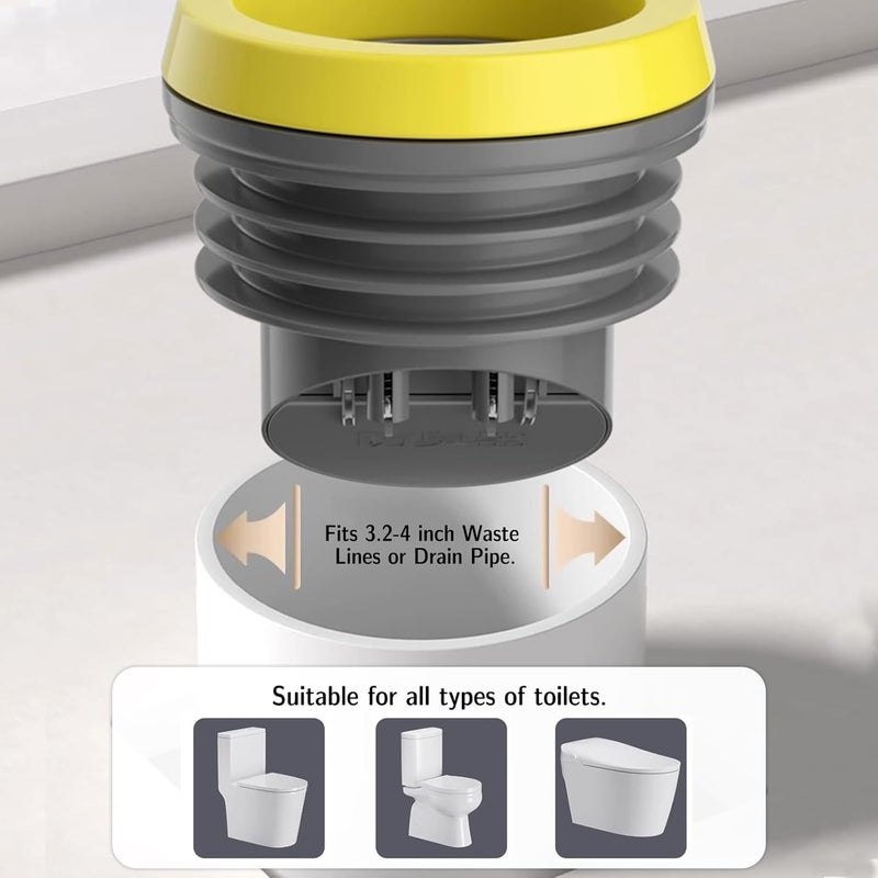 Thick Wax Ring with Anti-Backflow Valve – Easy Install for 3.2-4 Inch Toilet Bowls, Leak-Proof Seal - Image 5