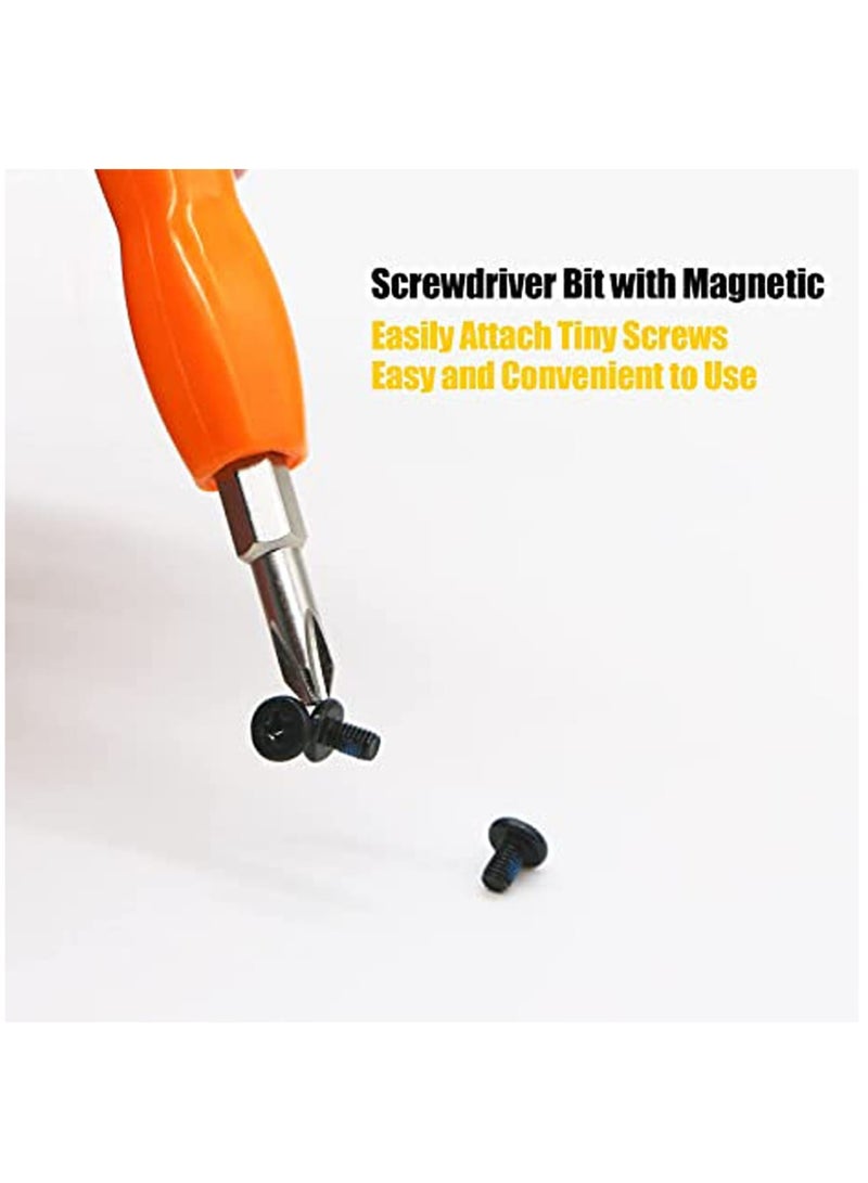 Zikra Multi-Bit Screwdriver, 4-IN-1 Quick Change Interchangeable Screwdriver Sets - Combination Multi Bit Screwdriver, Slotted Bits and Nut Driver - Image 4