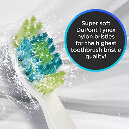 Voom Sonic – Pro 3/Pro 5 Replacement Heads | Pack of 6 Replacement Brushes | Advanced Bristle Technology| Soft DuPont Nylon Bristles | Oral Care - Image 3