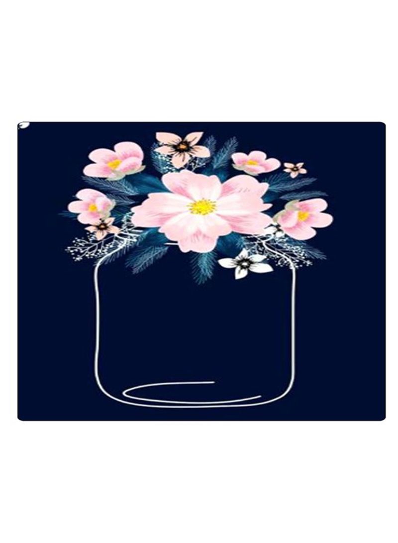RKN Printed Anti-Slip Gaming Mouse Pad Blue/White/Pink