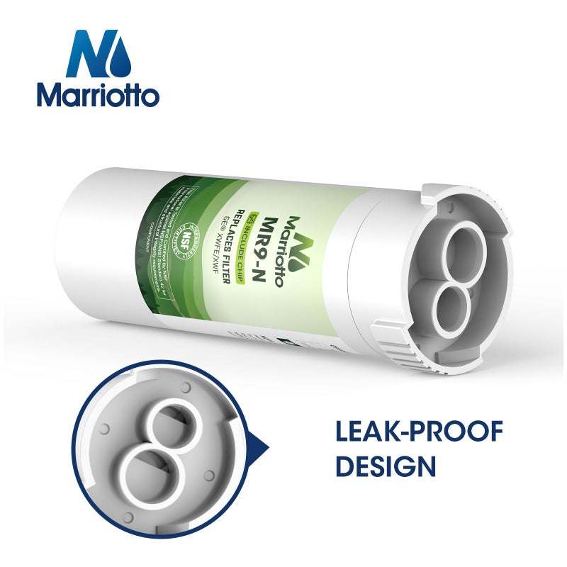 Marriotto Water Filter Compatible With Xwfe (Built-In Chip)  Replacement For Ge Xwfe  Xwf Refrigerator Water Filter Pack Of 2 - Image 2
