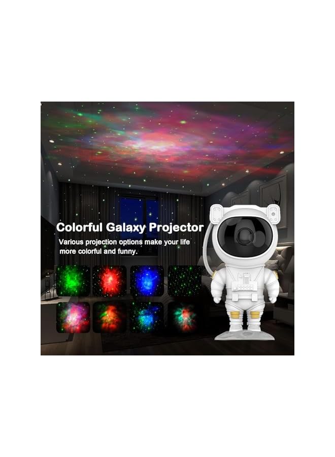 The Bros Space lights for bedroom, Galaxy Astronaut Star Projector Nebula & Robot Light Projector, LED Star Ceiling Night Light for Bedroom, galaxy light projector for Children's Room Decor, - Image 3