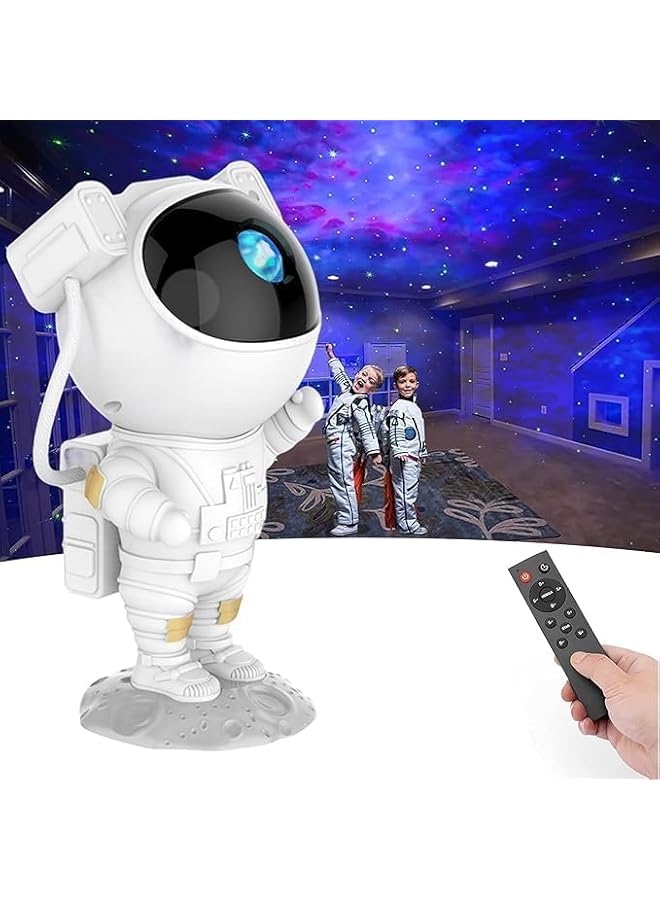 The Bros Space lights for bedroom, Galaxy Astronaut Star Projector Nebula & Robot Light Projector, LED Star Ceiling Night Light for Bedroom, galaxy light projector for Children's Room Decor, - Image 1