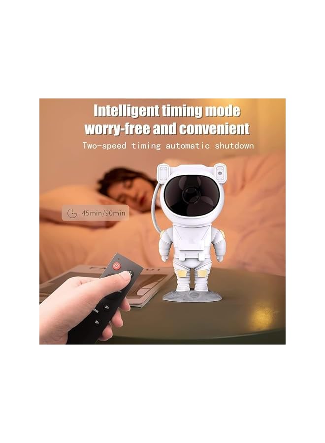 The Bros Space lights for bedroom, Galaxy Astronaut Star Projector Nebula & Robot Light Projector, LED Star Ceiling Night Light for Bedroom, galaxy light projector for Children's Room Decor, - Image 5