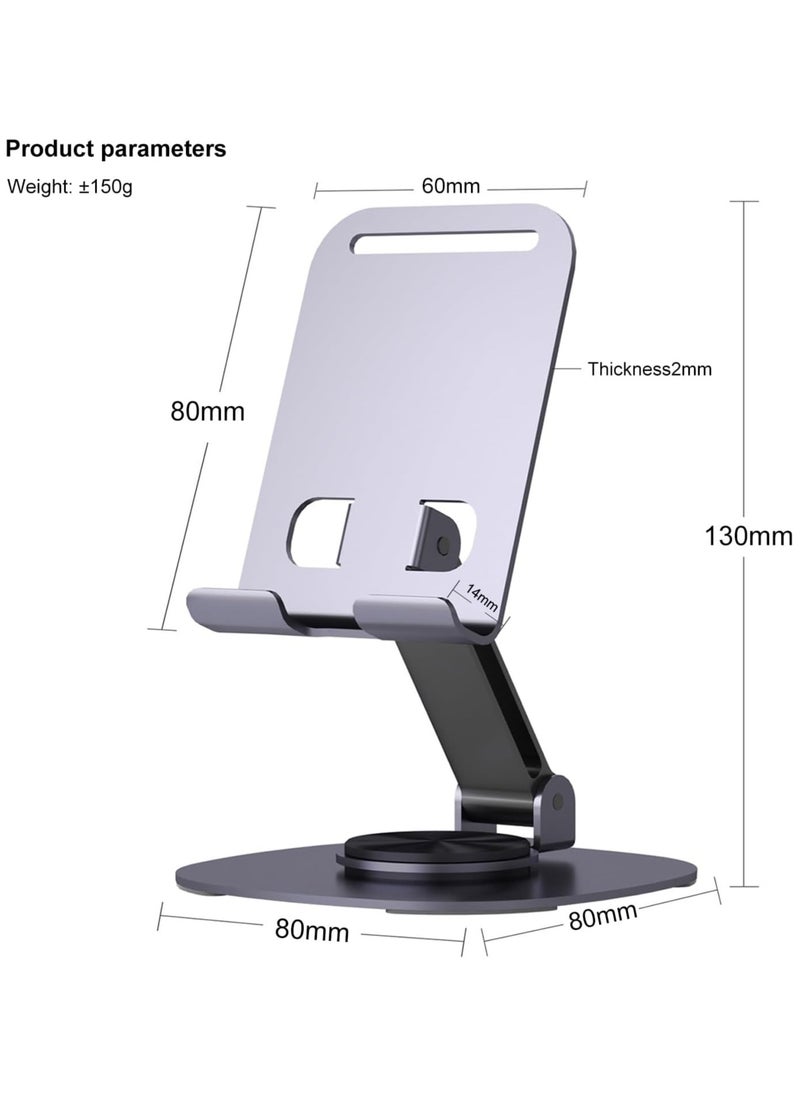 Bamboo - Portable Metal Mobile Stand, Adjustable Phone Stand, 360-Degree Universal Phone Holder,Stable Alloy Mobile Phone Holder for All 4-7.2'' IPhone 15/14/13/12/11 X Xr Pro Max,Google Pixel Samsung Galaxy S - Image 1