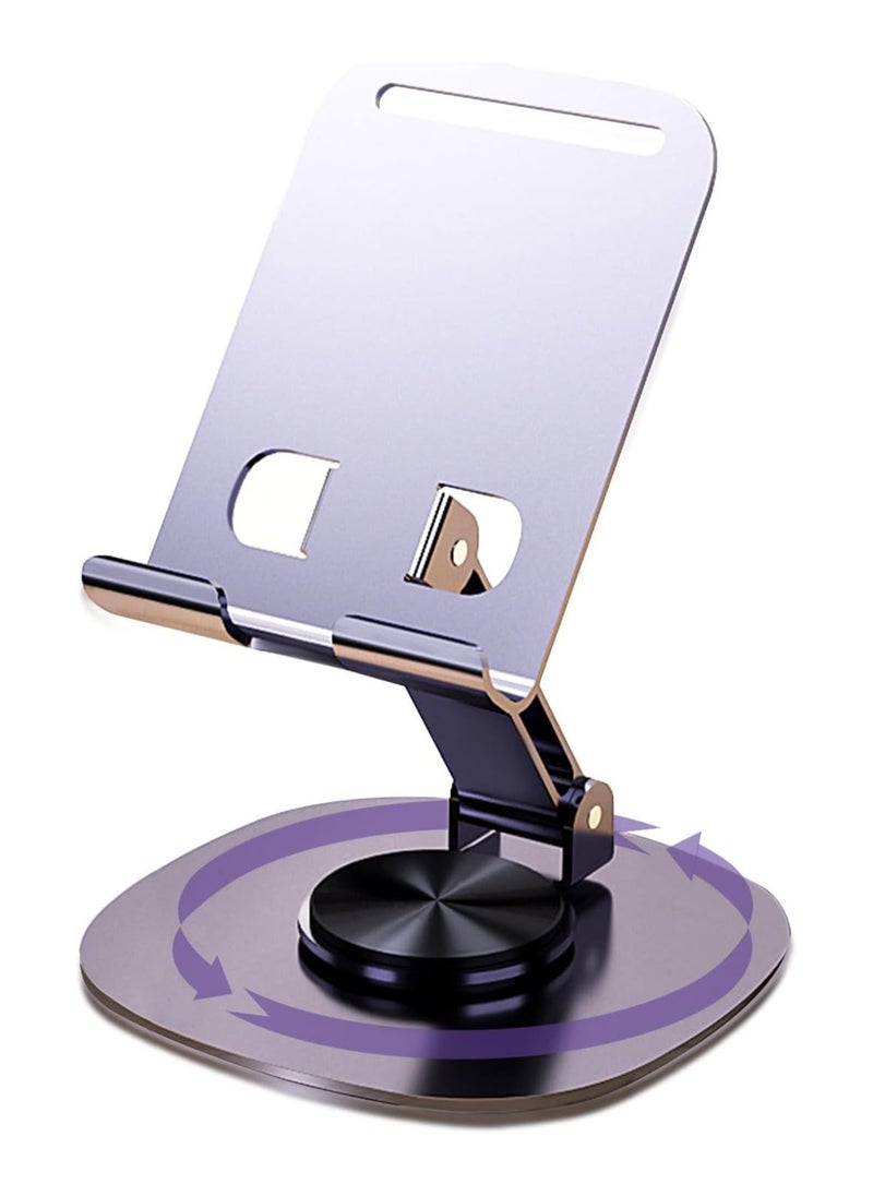 Bamboo - Portable Metal Mobile Stand, Adjustable Phone Stand, 360-Degree Universal Phone Holder,Stable Alloy Mobile Phone Holder for All 4-7.2'' IPhone 15/14/13/12/11 X Xr Pro Max,Google Pixel Samsung Galaxy S - Image 1