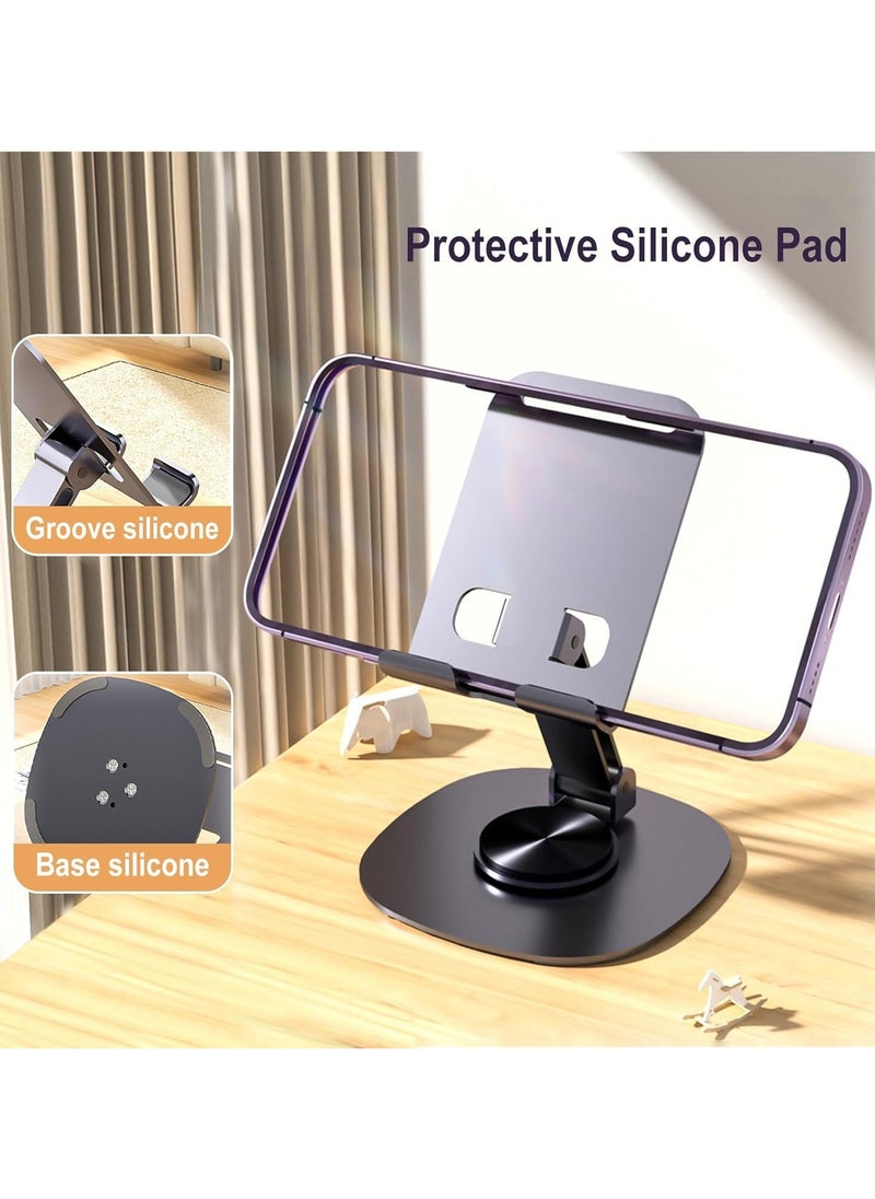 Bamboo - Portable Metal Mobile Stand, Adjustable Phone Stand, 360-Degree Universal Phone Holder,Stable Alloy Mobile Phone Holder for All 4-7.2'' IPhone 15/14/13/12/11 X Xr Pro Max,Google Pixel Samsung Galaxy S - Image 1