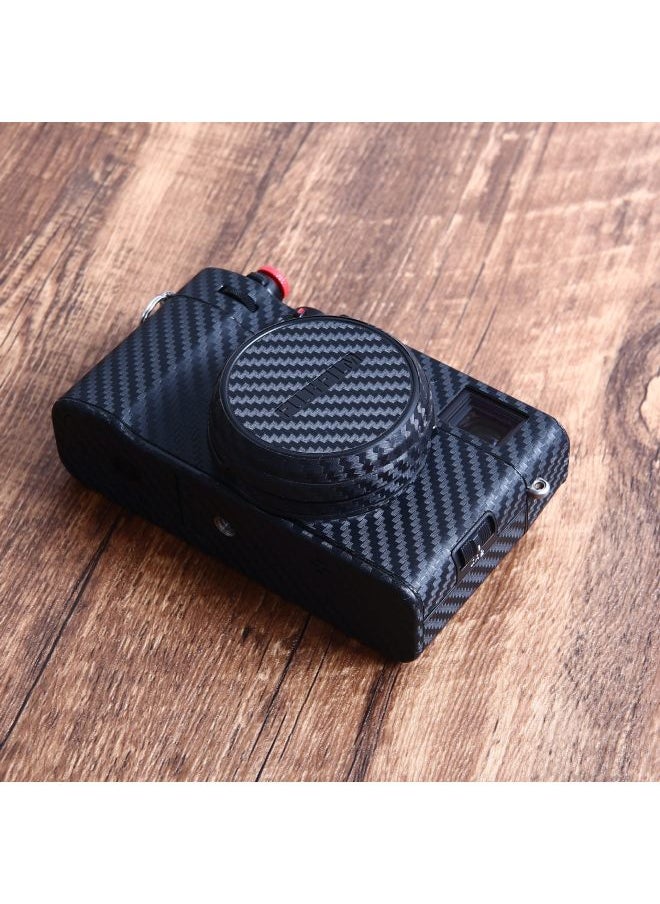 Backpacker Suitable For Fuji X100V Camera Sticker Full Package Protective Film Micro Single Color Change Film Body Full Package-Color:X-100v Special Shutter Button Red X Mark