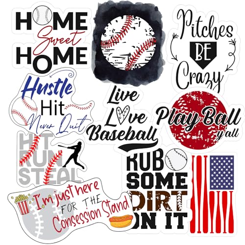 Leann Michael NCAA Multicolor Baseball Stickers - Waterproof, Durable 100% Vinyl - Perfect for Water Bottles, Laptops, Cars & More - Image 1