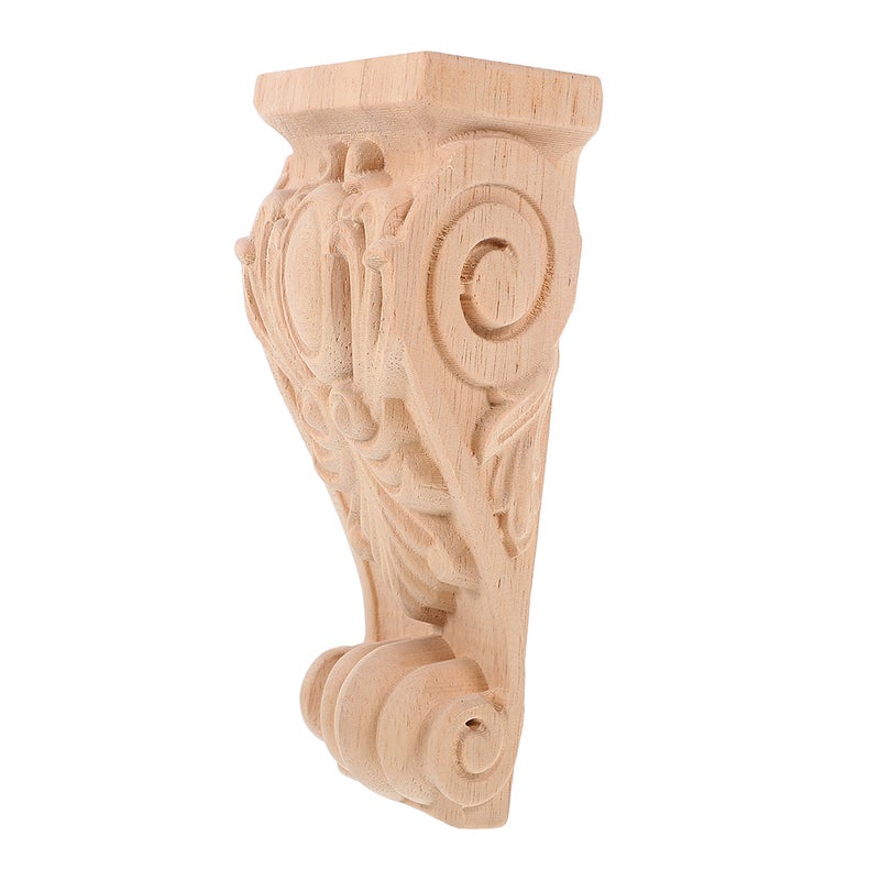 2pcs Carving Applique Corner Onlay Decorative Roman Column Wall Corner Corbel - Image 3
