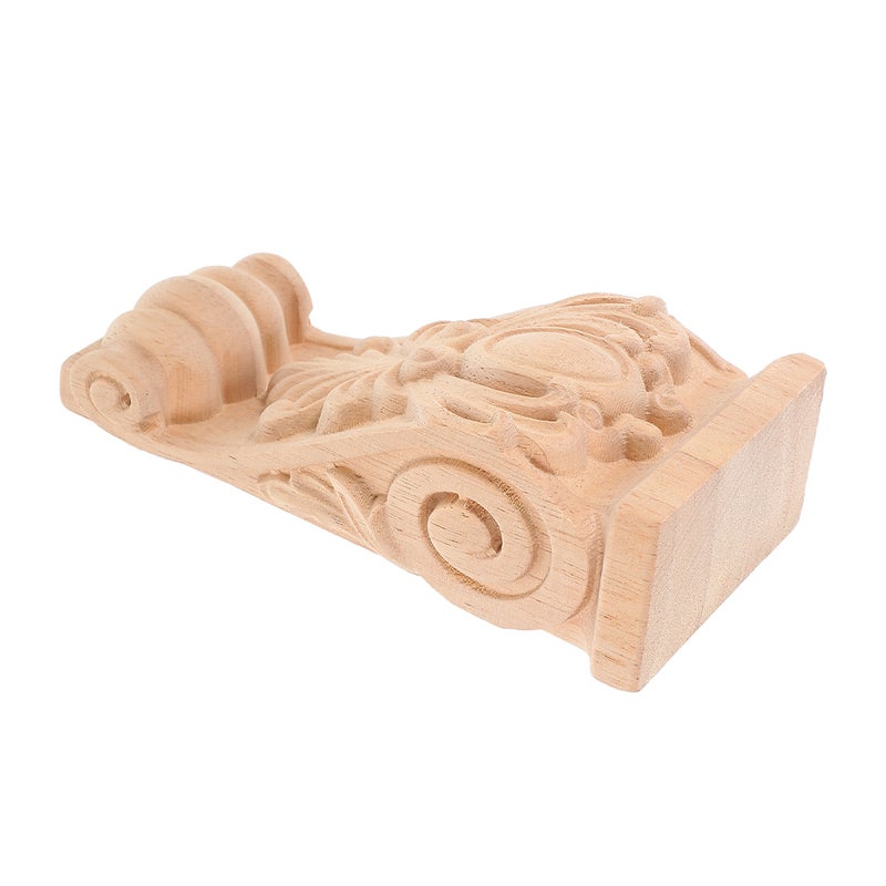 2pcs Carving Applique Corner Onlay Decorative Roman Column Wall Corner Corbel - Image 2
