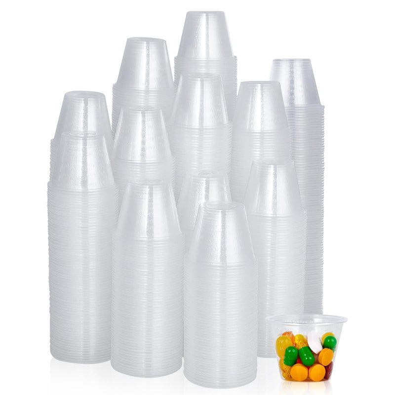 1000 Pack Disposable Medicine Cups 1 oz Medical Plastic Measuring Cups For Medical Purposes or Mixing and Measuring Resin Epoxy DIY Arts  Crafts Paint Cooking