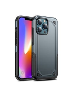 Generic Case Cover For iPhone 13 Pro Max Shockproof Rugged Armor Protective Case Blue 