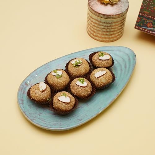 Jaiccha Ghasitaram Gifts Lohri Gifts Ring Lohri jute Basket ofTil laddoo|Gachak|Revadi|Lohri Sweets|lohri hampers - Image 4