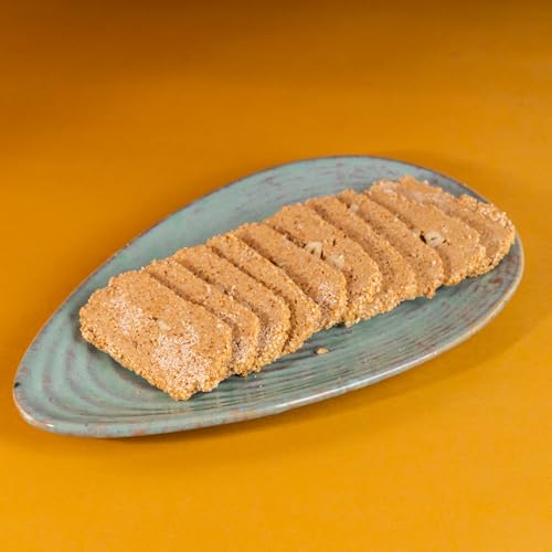Jaiccha Ghasitaram Gifts Lohri Gifts Ring Lohri jute Basket ofTil laddoo|Gachak|Revadi|Lohri Sweets|lohri hampers - Image 2