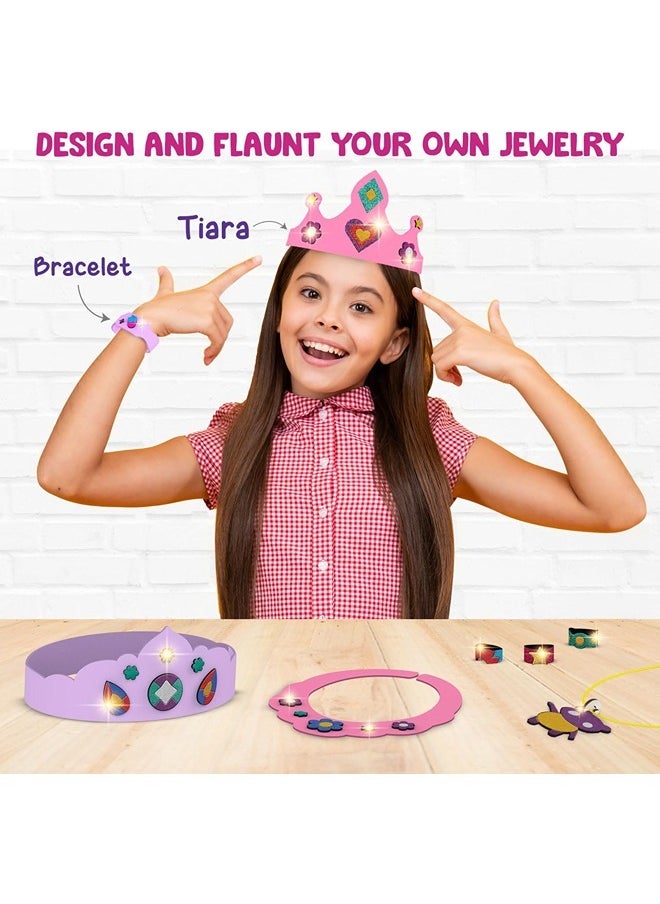 Smartivity Smartivity Foil Magic - Jewelry Making Kit No Mess Art for Kids, Craft Kits & Supplies, DIY Creative Activity, Gifts for Girls & Boys Ages 4-5-6-7-8-9 Years Old  - Image 3