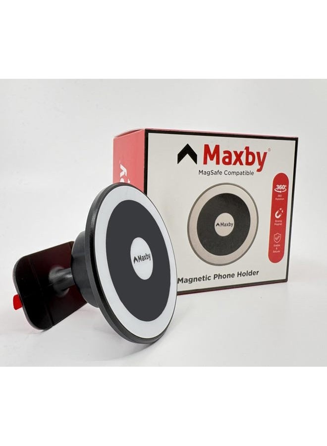 Maxby Treadmill Phone Holder – MagSafe Compatible Magnetic Mount for Exercise Bike, Elliptical & Step Machine Consoles | Secure Adhesive, Hands-Free Viewing, Sleek Low-Profile Design - Image 5