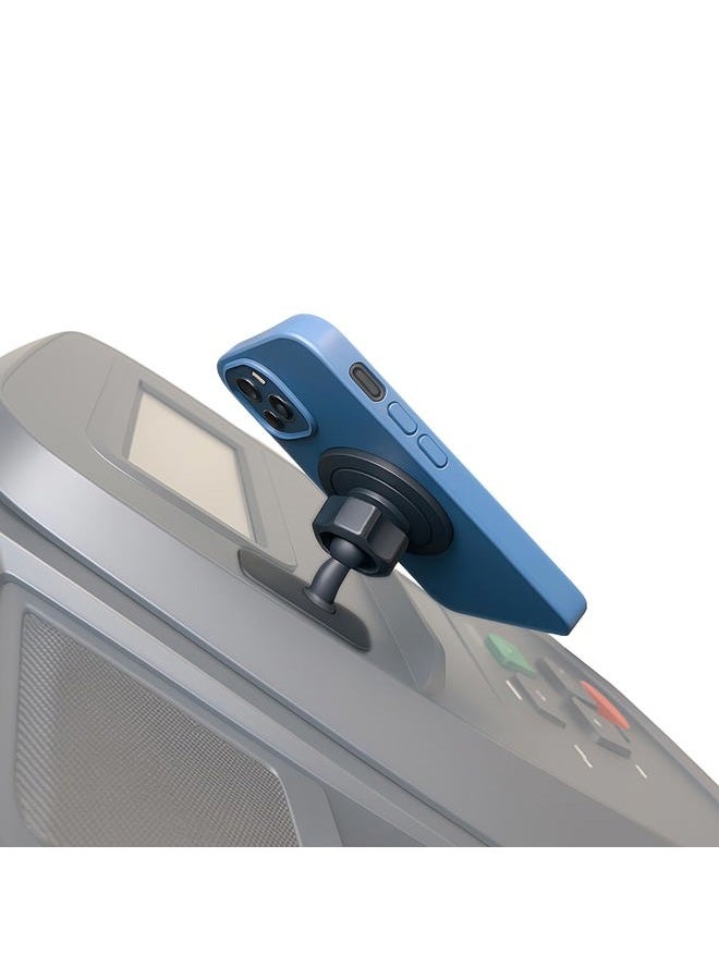 Maxby Treadmill Phone Holder – MagSafe Compatible Magnetic Mount for Exercise Bike, Elliptical & Step Machine Consoles | Secure Adhesive, Hands-Free Viewing, Sleek Low-Profile Design - Image 1