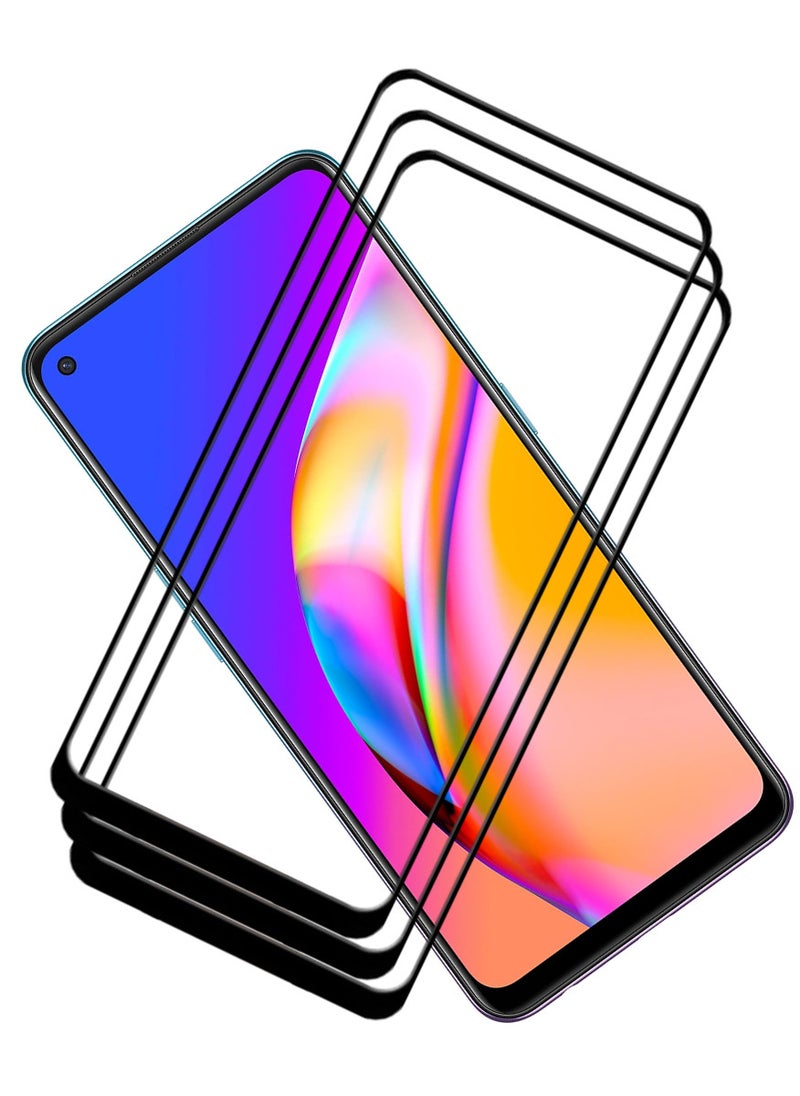 ACLIX 3 Pieces Antistatic ESD Dustproof Premium Quality High Definition Tempered Glass Screen Protector Designed For Oppo A94 5G - Image 1