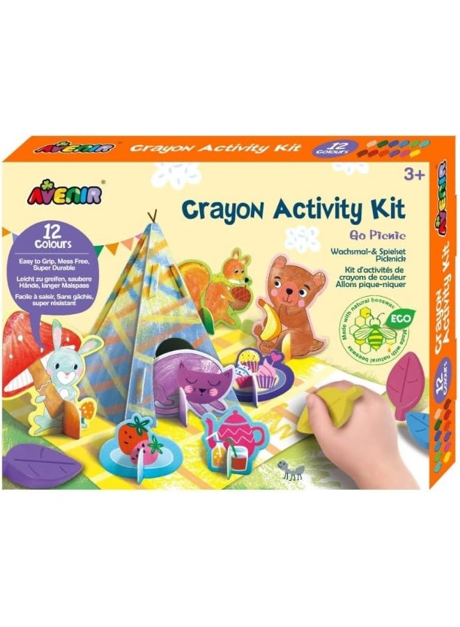 Avenir Crayon Activity Kit - Go Picnic - Image 2