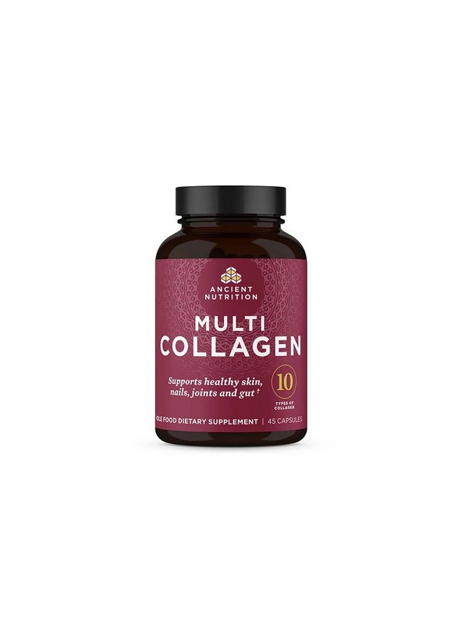 Ancient Nutrition - Collagen Pills Peptides Powder Supplement 45 Count Hydrolyzed Multi Collagen Pills Types I Ii Ii V & X Supports Healthy Skin And Nails Gut Health And Joint Support - Image 1