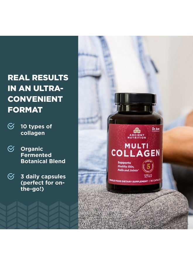 Ancient Nutrition - Collagen Pills Peptides Powder Supplement 45 Count Hydrolyzed Multi Collagen Pills Types I Ii Ii V & X Supports Healthy Skin And Nails Gut Health And Joint Support - Image 1