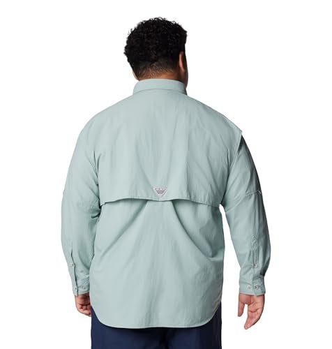 Columbia Mens PFG Bahama II Long Sleeve Fishing Shirt Crushed Blue XXSmall - Image 3