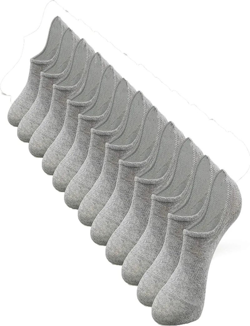 Tezzgelsin Women's Cotton Invisible Sneakers Socks 12 Pieces