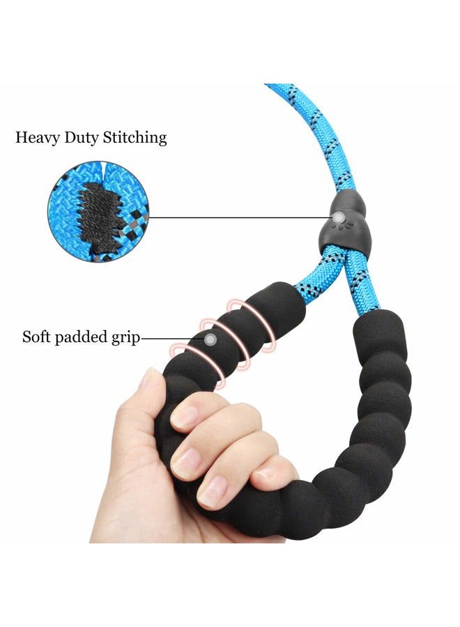 TagME Slip Rope Dog Lead for Puppy,1.8m Reflective Slip Leads with Soft Padded Handle, 12 Colors Slip-On Nylon Leash for Training / Walking, Blue - Image 3
