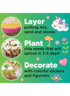 Creativity for Kids Creativity for Kids Plant and Grow Unicorn Forest: Terrarium Kit for Kids, Unicorn Toys and STEM Kits for Kids, Arts and Crafts for Girls Ages 6-8+  - Image 2