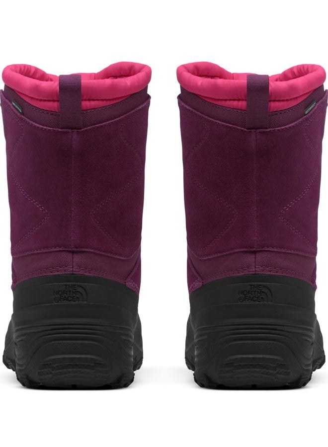 THE NORTH FACE Teen Alpenglow V Waterproof Boot, Boysenberry/Tnf Black, 6 Big Kid - Image 3
