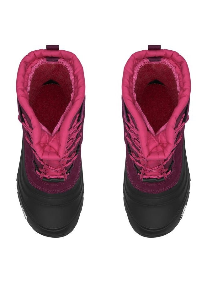 THE NORTH FACE Teen Alpenglow V Waterproof Boot, Boysenberry/Tnf Black, 6 Big Kid - Image 5