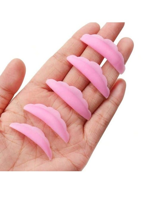 Silicone Eyelash Curler Lifting Pad 10 Pairs 5 Sizes