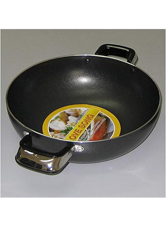 لوف سونج مقلاة ووك 26 سم بمقبضين للأذن Ew 26|أدوات طهي المطبخ والمقلاة والمقالي والمقالي والمقالي والمقالي