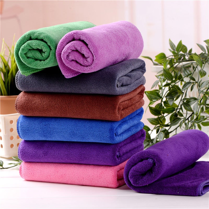 Microfiber hair salon Barber Shop beauty salon cloak hair dry hair towel pedicure Khan steam room absorbent towel - Image 4