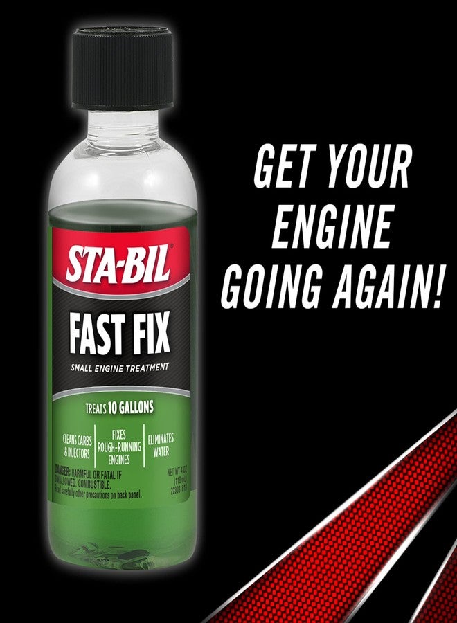 STA-BIL Fast Fix - Small Engine Treatment, Cleans Carburetors & Injectors, Fixes Rough Running Engines, Eliminates Water, Carb Cleaner & Fuel Injector Cleaner Treats Up to 10 Gallons, 4oz - Image 5