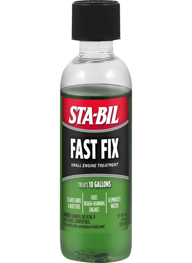 STA-BIL Fast Fix - Small Engine Treatment, Cleans Carburetors & Injectors, Fixes Rough Running Engines, Eliminates Water, Carb Cleaner & Fuel Injector Cleaner Treats Up to 10 Gallons, 4oz - Image 1