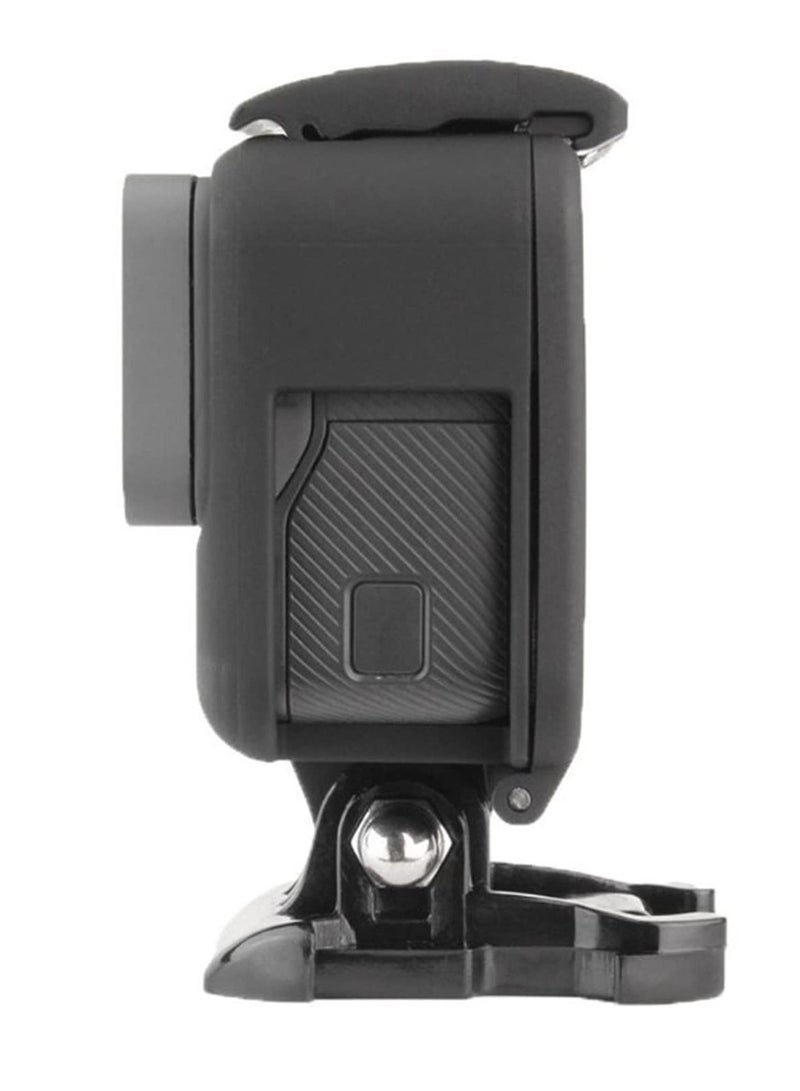 Frame Mount Housing Case, Compatible with GoPro Hero 7/6/5 Black Action Camera Top Open Protective Housing Case with Quick Release Bracket(2 Pcs) - Image 4