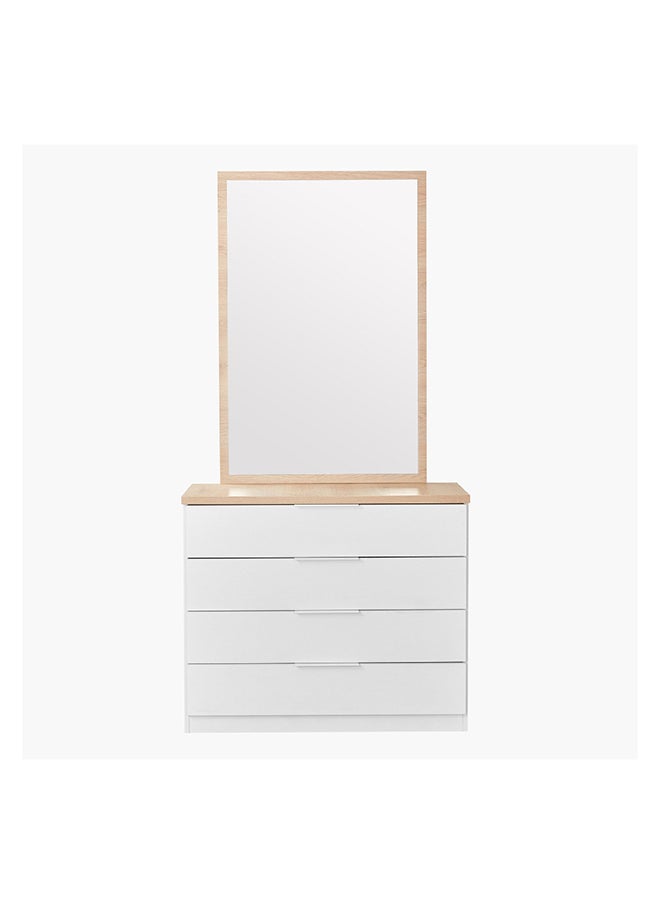 Home Box Milan 4-Drawer Young Dresser without Mirror 90 x 75.5 x 45 cm  - Image 2