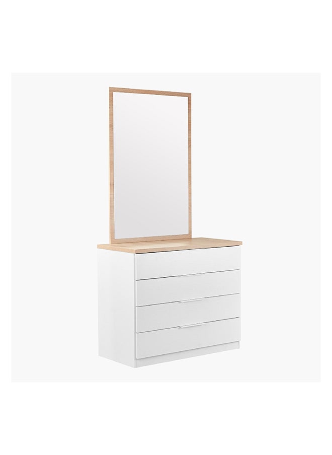 Home Box Milan 4-Drawer Young Dresser without Mirror 90 x 75.5 x 45 cm  - Image 3
