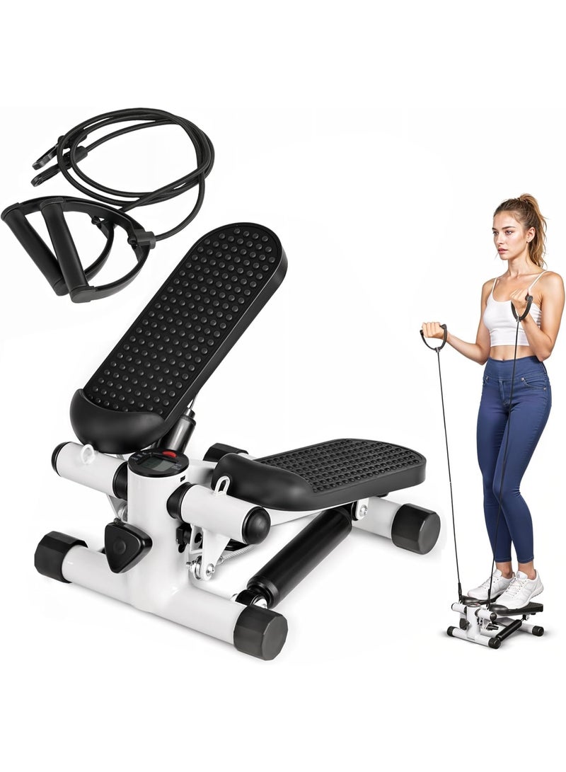 SportQ Mini Stepper with LCD Display & Rubber Resistors – Fitness Exercise, Tummy & Hips Toning & Fat Burning – Quiet Anti-Slip Design, Suitable for Home Workout - Image 1