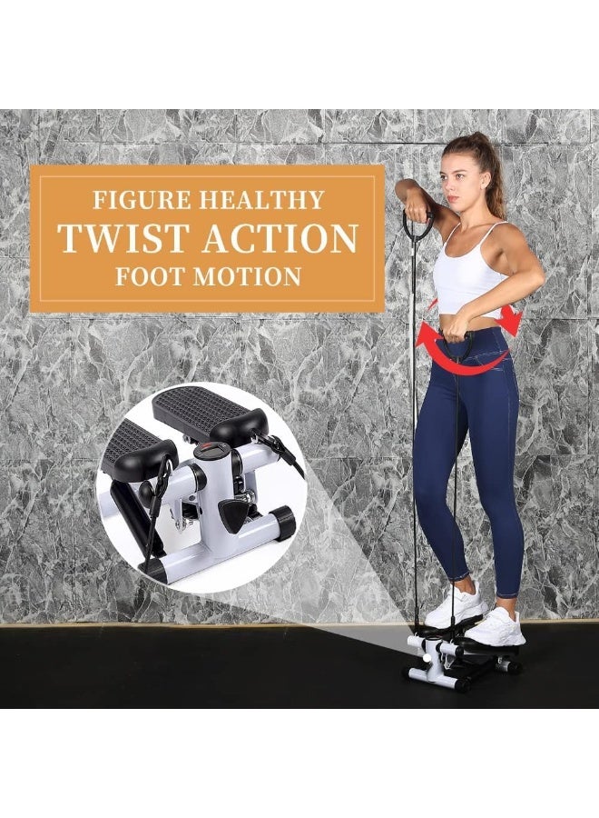 SportQ Mini Stepper with LCD Display & Rubber Resistors – Fitness Exercise, Tummy & Hips Toning & Fat Burning – Quiet Anti-Slip Design, Suitable for Home Workout - Image 5