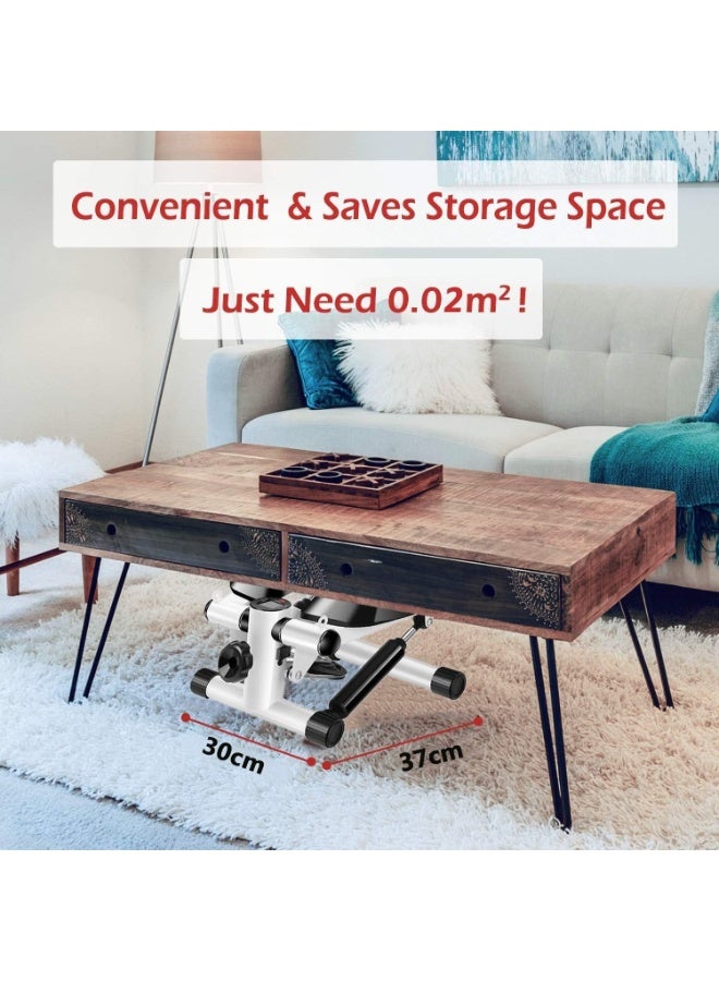 SportQ Mini Stepper with LCD Display & Rubber Resistors – Fitness Exercise, Tummy & Hips Toning & Fat Burning – Quiet Anti-Slip Design, Suitable for Home Workout - Image 4